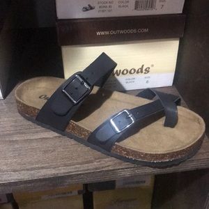 Slip on “berk” sandal. Black.